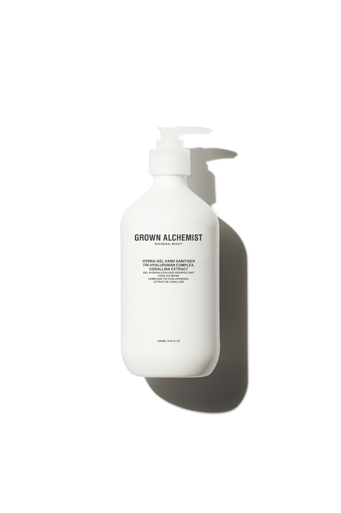 Hydra-Gel Hand Sanitiser, Tri-Hyaluronan Complex, Corallina Extract 500mL